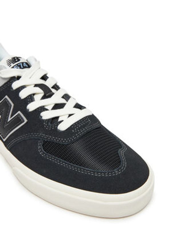 New Balance Sneakersy NM574VYW Czarny. Kolor: czarny. Materiał: zamsz, skóra. Model: New Balance 574