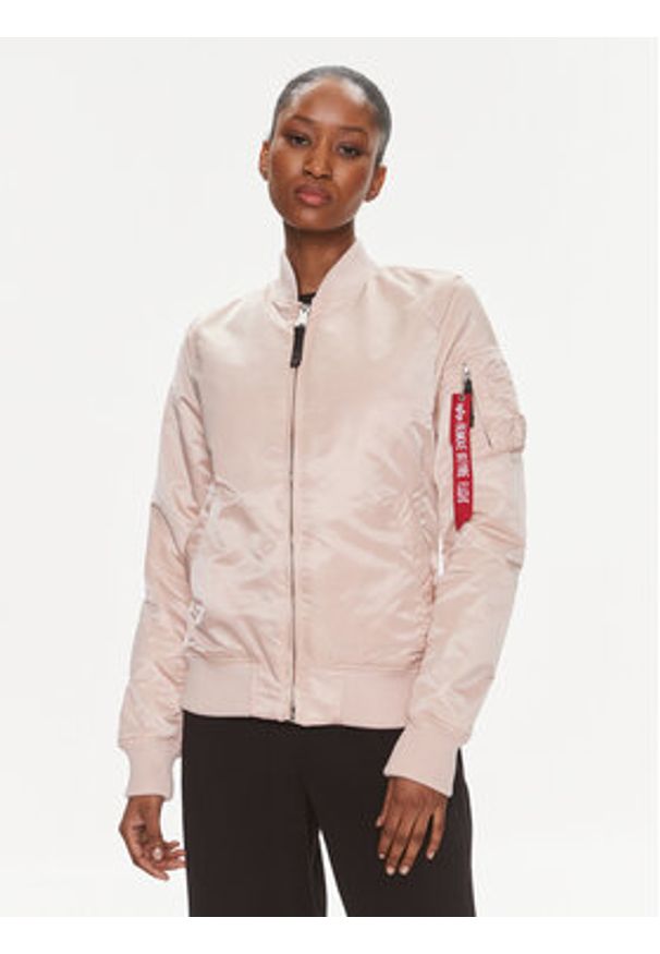 Alpha Industries Kurtka bomber MA-1 VF 59 133009 Różowy Regular Fit. Kolor: różowy. Materiał: syntetyk