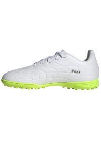 Adidas - Buty adidas Copa PURE.3 Tf Jr GZ2543 białe białe. Kolor: biały. Materiał: materiał