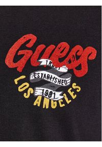 Guess T-Shirt M3BI29 J1314 Czarny Slim Fit. Kolor: czarny. Materiał: bawełna #4