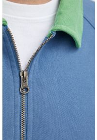 Levi's® - Levi's bluza bawełniana męska wzorzysta. Okazja: na spotkanie biznesowe. Kolor: niebieski. Materiał: bawełna. Długość rękawa: raglanowy rękaw. Długość: krótkie. Styl: biznesowy #5