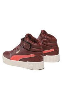 Puma Sneakersy Carina 2.0 Mid Wtr Jr 387380 02 Bordowy. Kolor: czerwony. Materiał: skóra #6