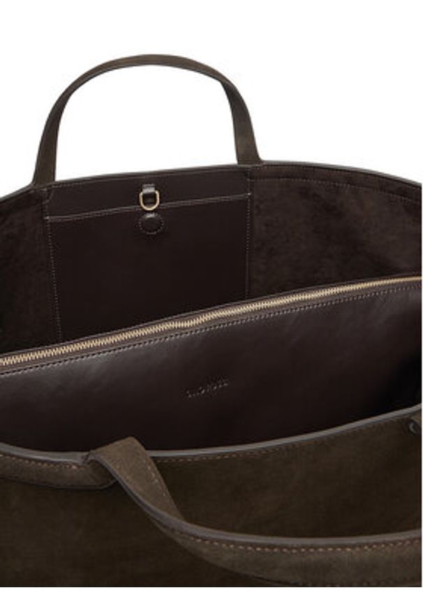 Gino Rossi - GINO ROSSI Torebka EO-LA224-19153A Brązowy. Kolor: brązowy. Materiał: zamszowe, skórzane