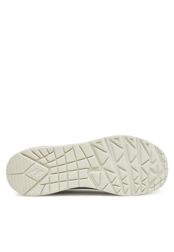 skechers - Skechers Sneakersy Street™ Uno 155584/OFWT Biały. Kolor: biały. Materiał: skóra