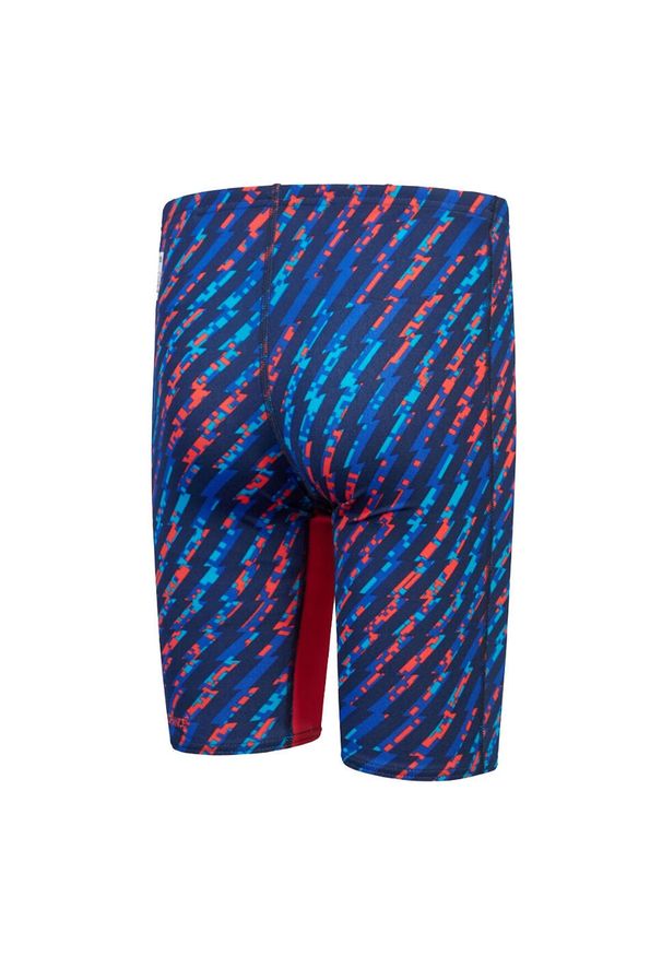Speedo - Męskie Spodenki Z Wysokimi Stanami Eco Endurance+. Stan: podwyższony. Kolor: niebieski, czerwony, wielokolorowy. Styl: sportowy