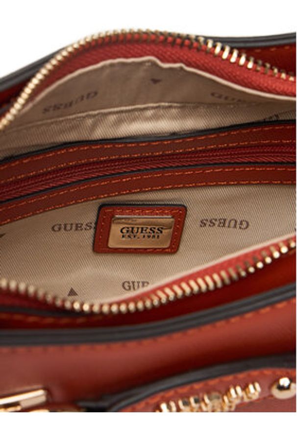 Guess Torebka Mimina HWBG80 15180 Pomarańczowy. Kolor: pomarańczowy. Materiał: skórzane