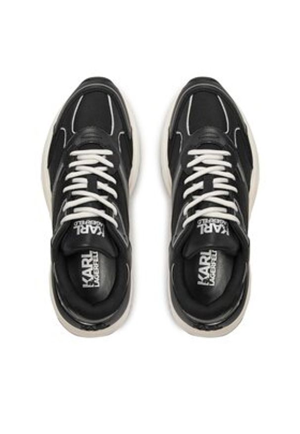 Karl Lagerfeld - KARL LAGERFELD Sneakersy KL56524 Czarny. Kolor: czarny. Materiał: materiał