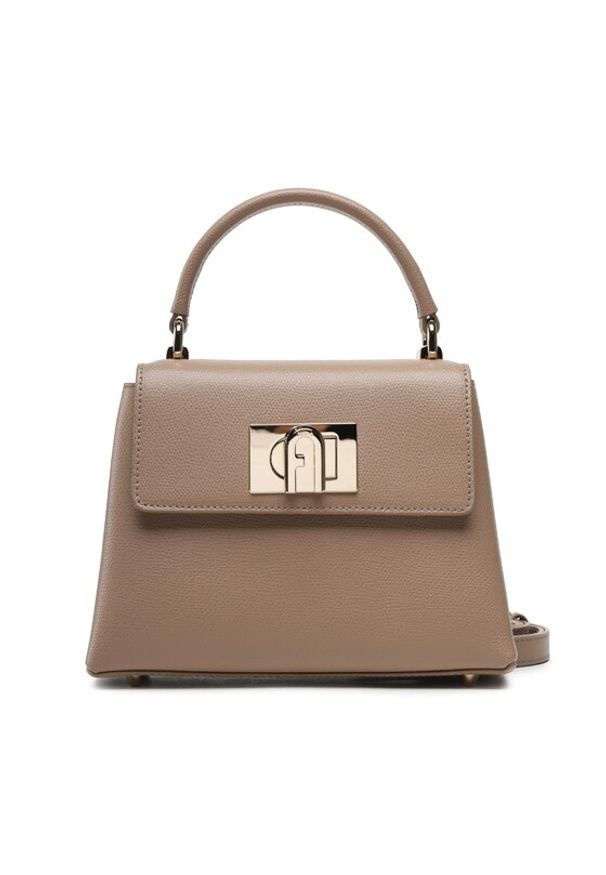 Furla Torebka 1927 WB00109-ARE000-1257S-1-007-20-BG-B Brązowy. Kolor: brązowy. Materiał: skórzane