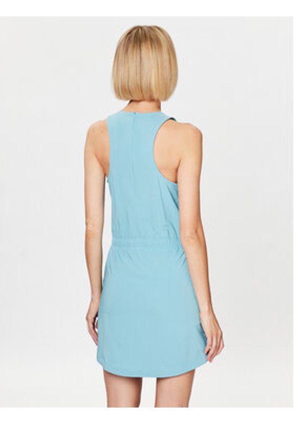 The North Face Sukienka letnia Never Stop Wearing NF0A7QCQ Błękitny Regular Fit. Kolor: niebieski. Materiał: syntetyk. Sezon: lato