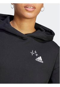 Adidas - adidas Bluza IJ8774 Czarny Loose Fit. Kolor: czarny. Materiał: bawełna