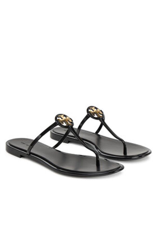 Tory Burch Japonki Mini Miller Jelly 166808 Czarny. Kolor: czarny. Materiał: syntetyk