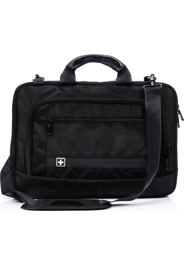 Czarna torba na laptopa SWISSBAGS