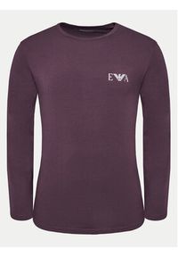 Emporio Armani Underwear Longsleeve 111023 4F715 05093 Fioletowy Slim Fit. Kolor: fioletowy. Materiał: bawełna. Długość rękawa: długi rękaw #4