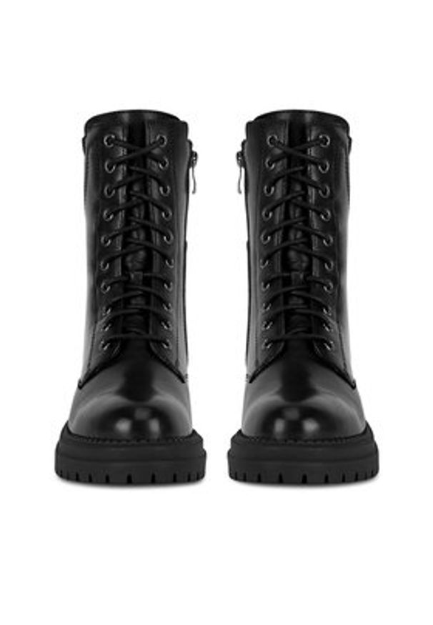 Sergio Bardi Trzewiki RST-E1057-03SB Czarny. Kolor: czarny. Materiał: skóra