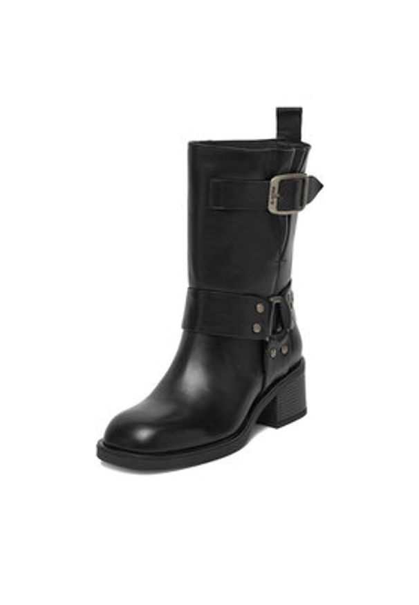 G-Star RAW - G-Star Raw Botki EO-CANSU-4771-25 Czarny. Kolor: czarny. Materiał: skóra