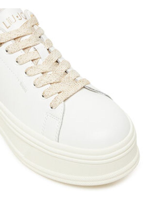 Liu Jo Sneakersy Selma 16 BF5039 PX532 Biały. Kolor: biały. Materiał: skóra