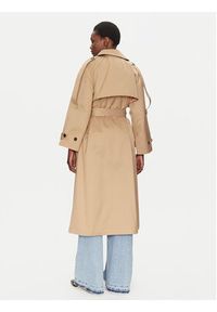 ViCOLO Trencz TD0029 Beżowy Regular Fit. Kolor: beżowy. Materiał: bawełna #2
