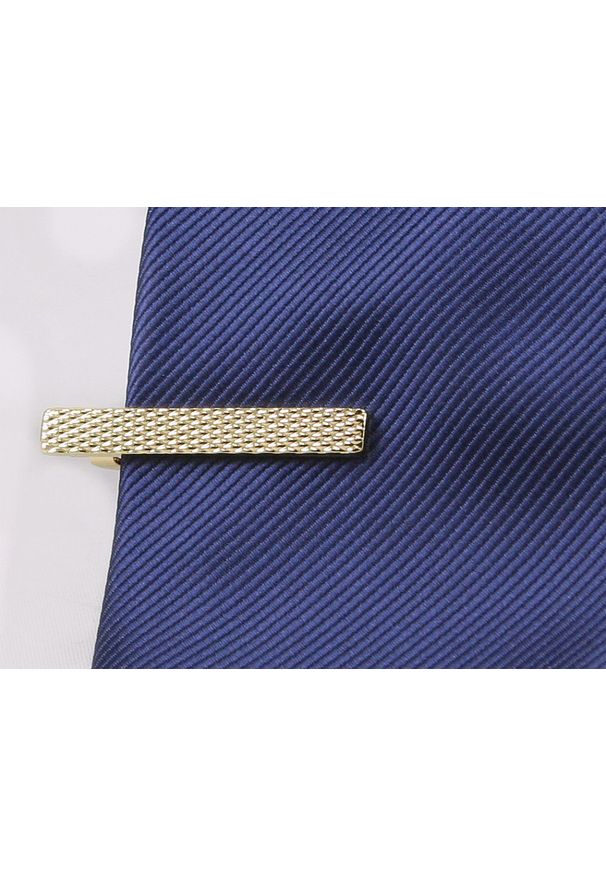 Alties - Elegancka Spinka do Krawata (4cm) - ALTIES - Złota. Kolor: złoty
