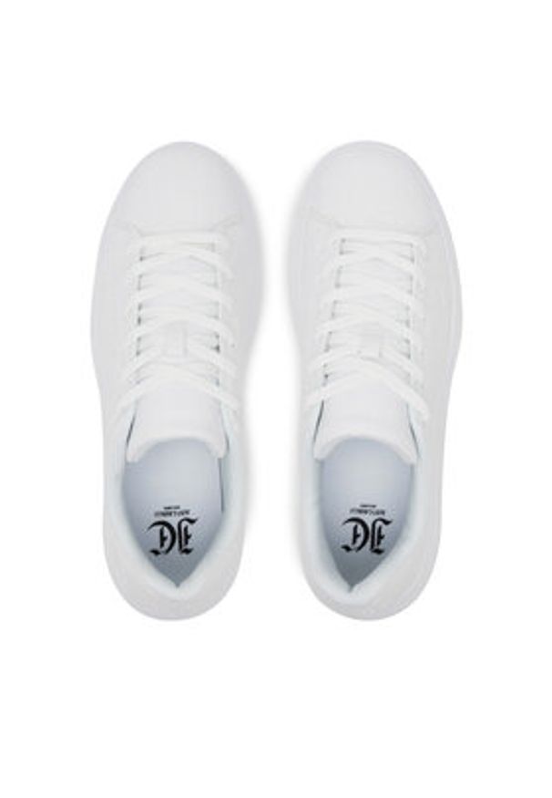 Just Cavalli Sneakersy 78QA3SBE ZSC31 Biały. Kolor: biały. Materiał: skóra