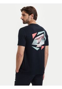BOSS T-Shirt Movement 50561872 Granatowy Regular Fit. Kolor: niebieski. Materiał: bawełna #1