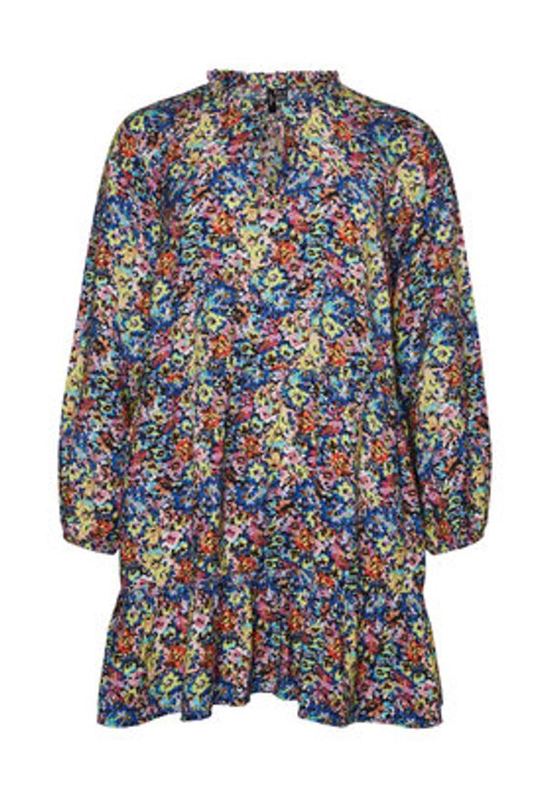 Vero Moda Curve Sukienka letnia 10291258 Kolorowy Loose Fit. Materiał: wiskoza. Wzór: kolorowy. Sezon: lato