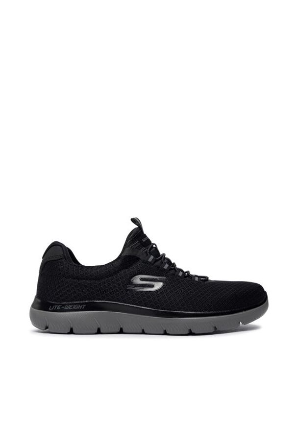skechers - Skechers Sneakersy Summits 52811/BKCC Czarny. Kolor: czarny. Materiał: materiał