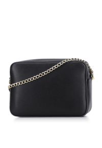 Wittchen - Damska listonoszka ze skóry z monogramem pudełkowa. Kolor: czarny. Materiał: skórzane #4