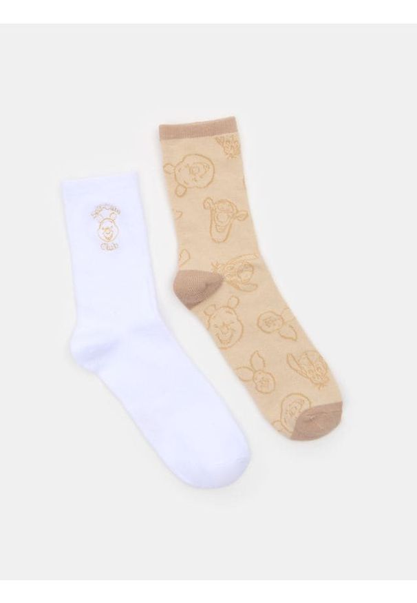 Sinsay - Skarpetki 2 pack Winnie the pooh - wielobarwny