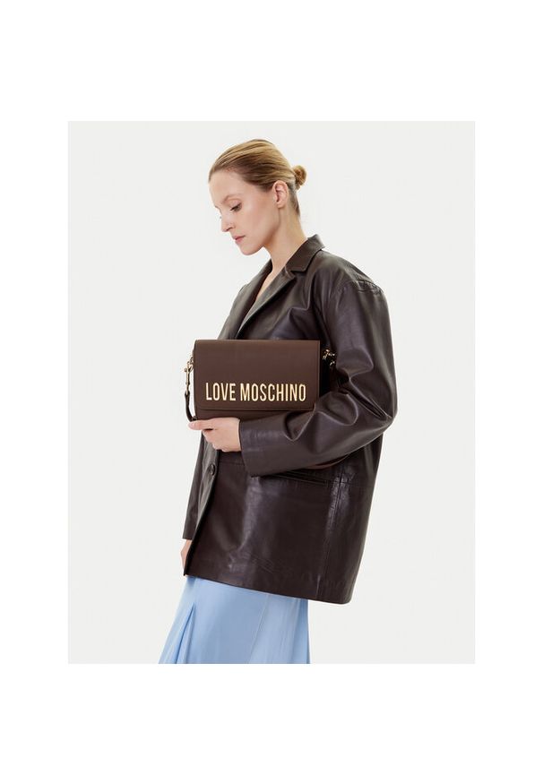 Love Moschino - Torebka LOVE MOSCHINO. Kolor: brązowy