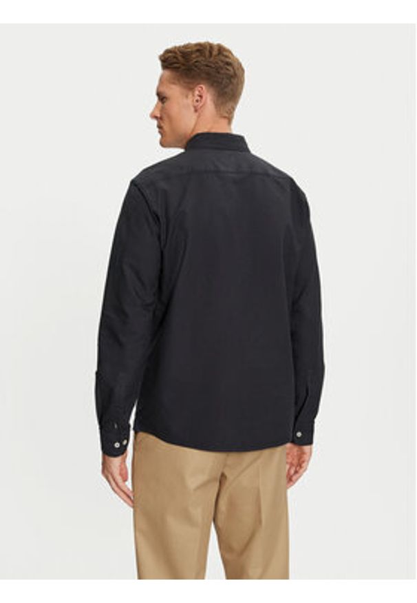 BOSS - Boss Koszula H-Roan 50521996 Granatowy Slim Fit. Kolor: niebieski. Materiał: bawełna