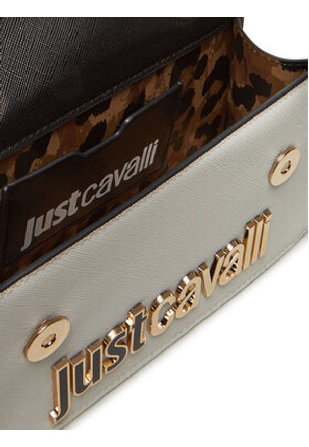 Just Cavalli Torebka 78RA4BB7 ZS766 Biały. Kolor: biały. Materiał: skórzane