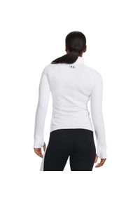 Bluza Under Armour Train Cw 12 Zip, Kobiety. Kolor: biały. Materiał: poliester, materiał