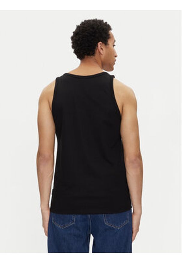 Jack & Jones - Jack&Jones Tank top Fusion 12276614 Czarny Regular Fit. Kolor: czarny. Materiał: bawełna
