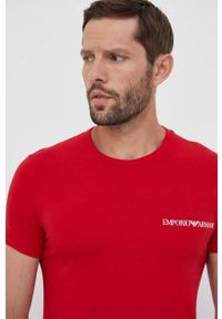 Emporio Armani Underwear t-shirt lounge 2-pack z nadrukiem. Długość rękawa: krótki rękaw. Długość: krótkie. Wzór: nadruk. Styl: klasyczny #6