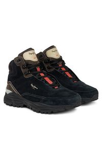 Pepe Jeans Sneakersy Darren Boot M PMS600011 Czarny. Kolor: czarny. Materiał: zamsz, skóra #6