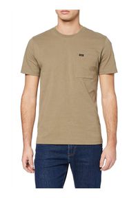 Lee - LEE SS POCKET TEE MĘSKI T-SHIRT UTILITY GREEN L64PSWNG 112115851