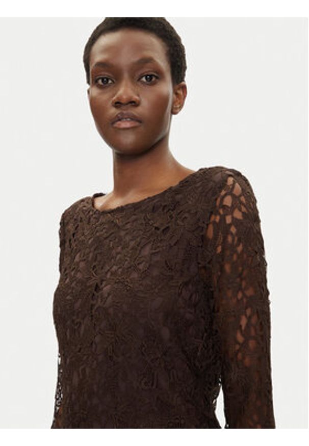 Bruuns Bazaar Sukienka koktajlowa Sago Xia BBW4517 Czarny Regular Fit. Kolor: czarny. Materiał: syntetyk. Styl: wizytowy