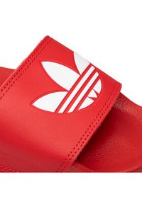 Adidas - adidas Klapki adilette Lite FU8296 Czerwony. Kolor: czerwony. Materiał: skóra #7