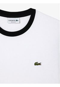 Lacoste T-Shirt TH1298 Biały Regular Fit. Kolor: biały. Materiał: bawełna #2