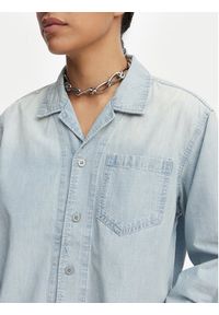 G-Star RAW - G-Star Raw Koszula jeansowa Resort D29076-E356 Niebieski jasny Relaxed Fit. Kolor: niebieski. Materiał: bawełna #4