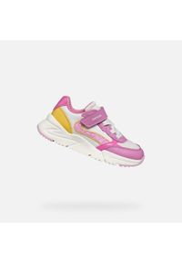 Geox - Buty GEOX J LOFTUS Rose. Kolor: różowy. Materiał: tkanina, syntetyk. Sport: turystyka piesza #1