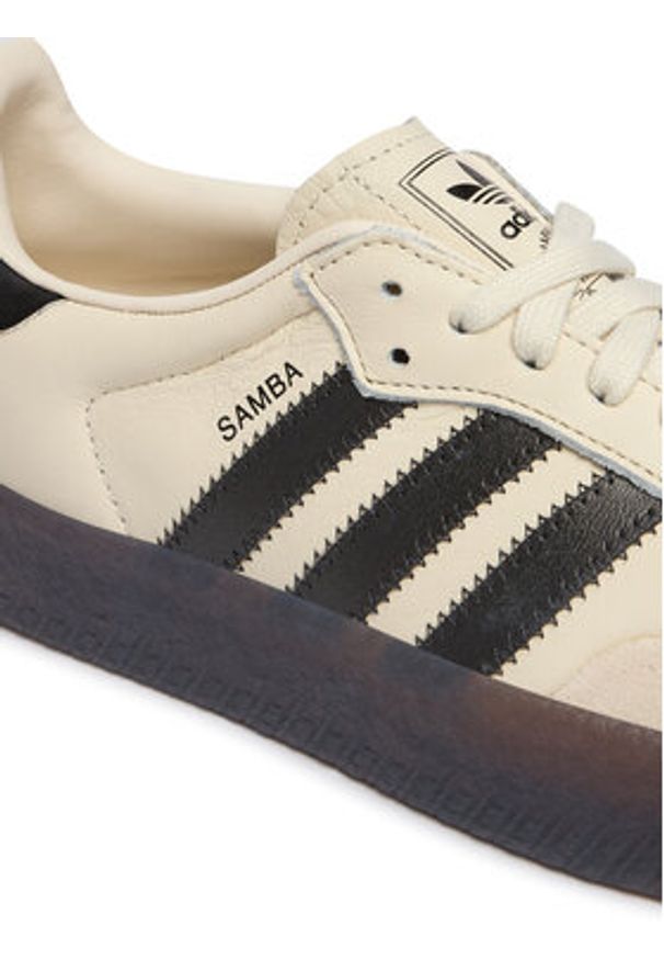 Adidas - adidas Sneakersy Sambae IH4041 Kremowy. Kolor: kremowy. Materiał: skóra