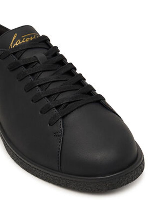 Lacoste Sneakersy Linecourt 51SMA0115 Czarny. Kolor: czarny. Materiał: skóra