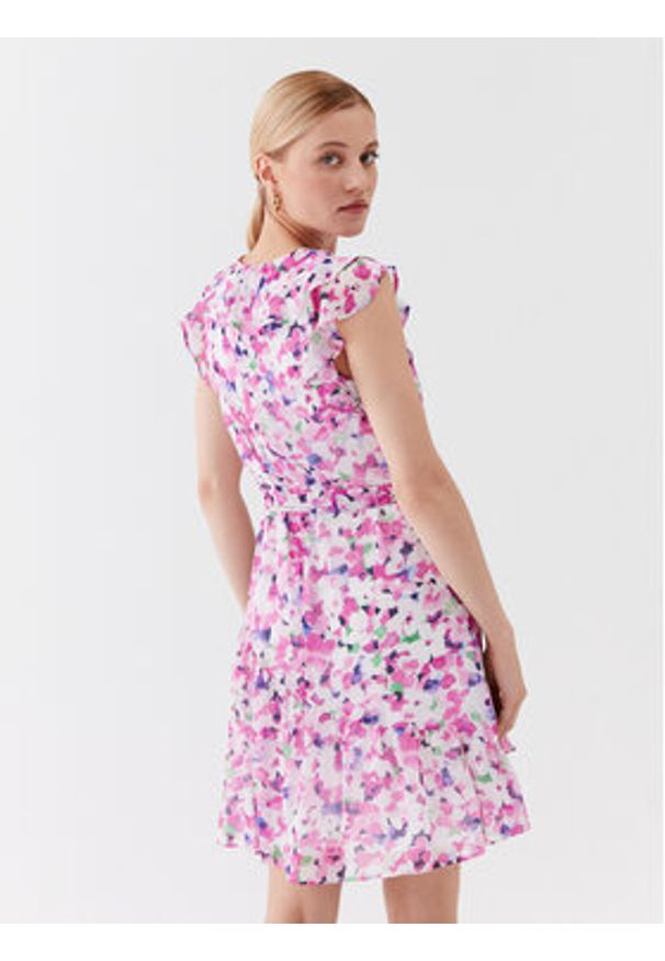 DKNY Sukienka codzienna DD3AI622 Różowy Regular Fit. Okazja: na co dzień. Kolor: różowy. Materiał: syntetyk. Typ sukienki: proste. Styl: casual