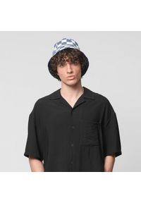 outhorn - Dwustronny kapelusz bucket hat męski - kolorowy. Materiał: materiał, bawełna, tkanina. Wzór: kolorowy #2