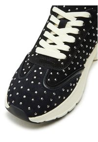 Tory Burch Sneakersy Good Luck Studded Trainer 161961 Czarny. Kolor: czarny. Materiał: zamsz, skóra
