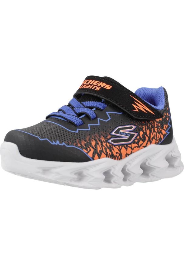 skechers - Buty SKECHERS VORTEX 2.0 Czarny. Zapięcie: rzepy. Kolor: czerwony, czarny, wielokolorowy. Materiał: materiał, syntetyk, tkanina. Szerokość cholewki: normalna. Model: Skechers Sport. Sport: turystyka piesza