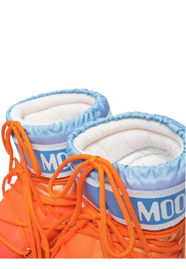 Moon Boot Śniegowce 80D1409520 Pomarańczowy. Kolor: pomarańczowy. Materiał: skóra