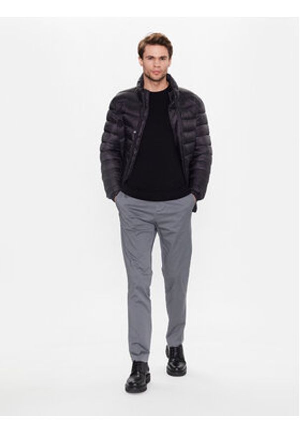 Sisley Sweter 10F2S1C78 Czarny Regular Fit. Kolor: czarny. Materiał: bawełna