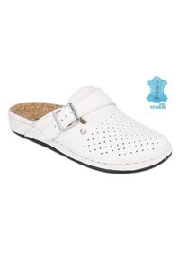 Inblu klapki obuwie damskie 158D175 białe. Kolor: biały. Materiał: skóra. Sezon: lato, wiosna #3